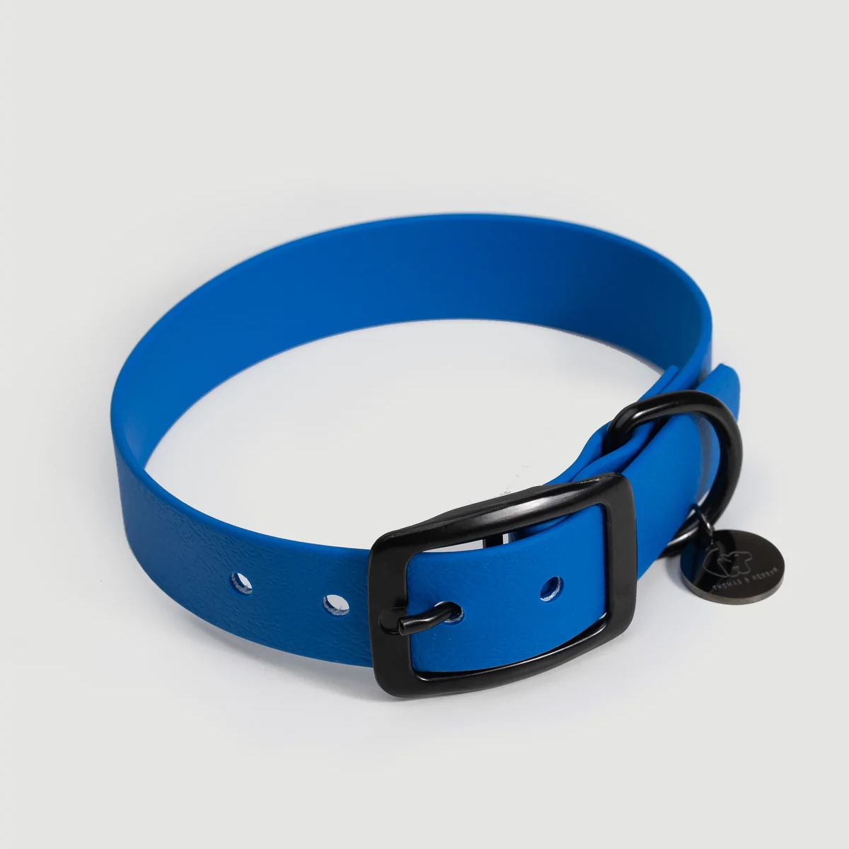 Biothane Hundehalsband blau