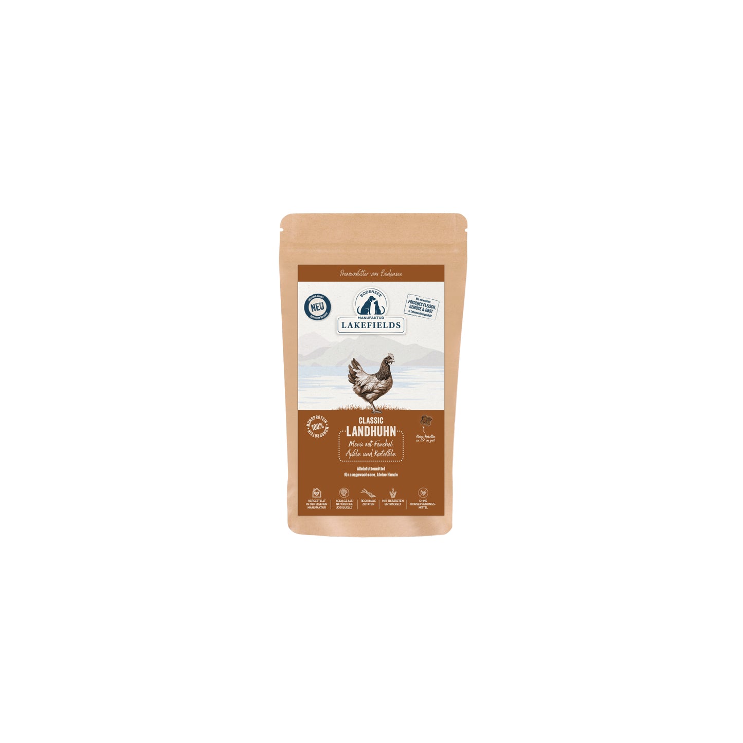 Trockenfutter-Menü HUHN | kleine Hunde