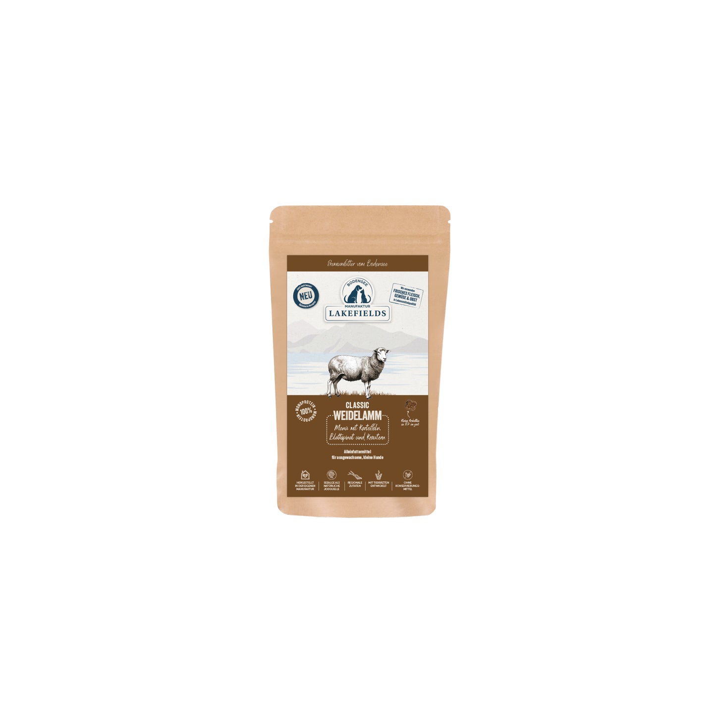 Trockenfutter-Menü LAMM | kleine Hunde