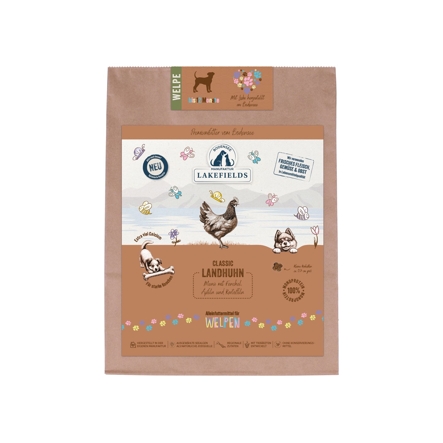 Trockenfutter-Menü HUHN | Welpe