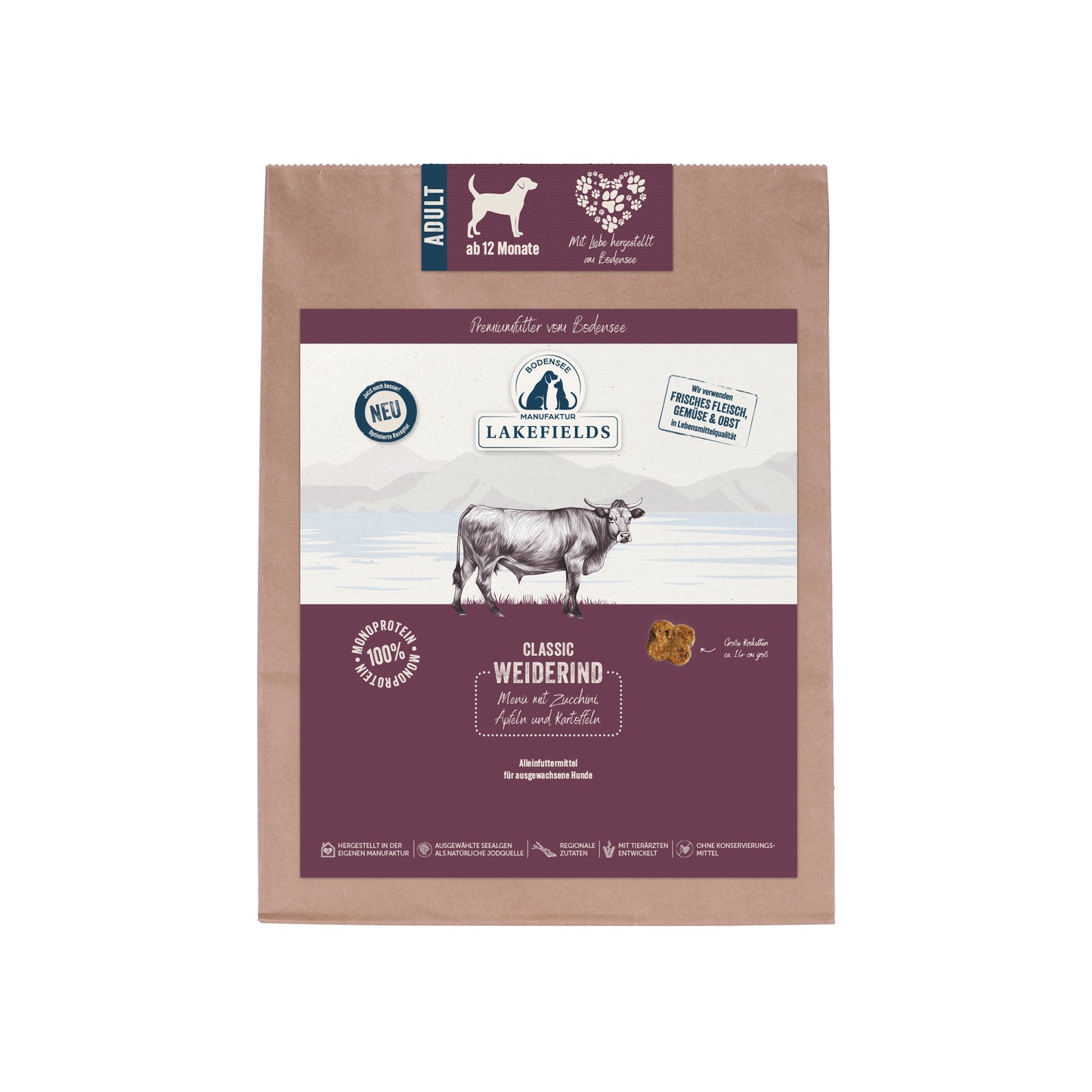 Trockenfutter-Menü RIND