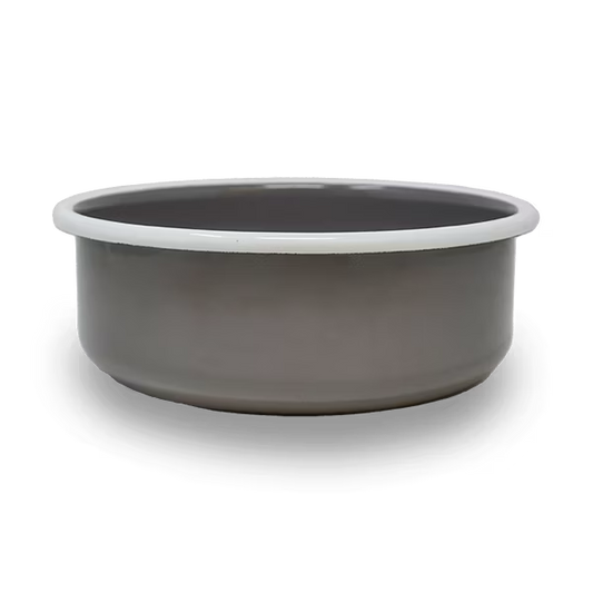Lills Futternapf Emaille Nele Grey