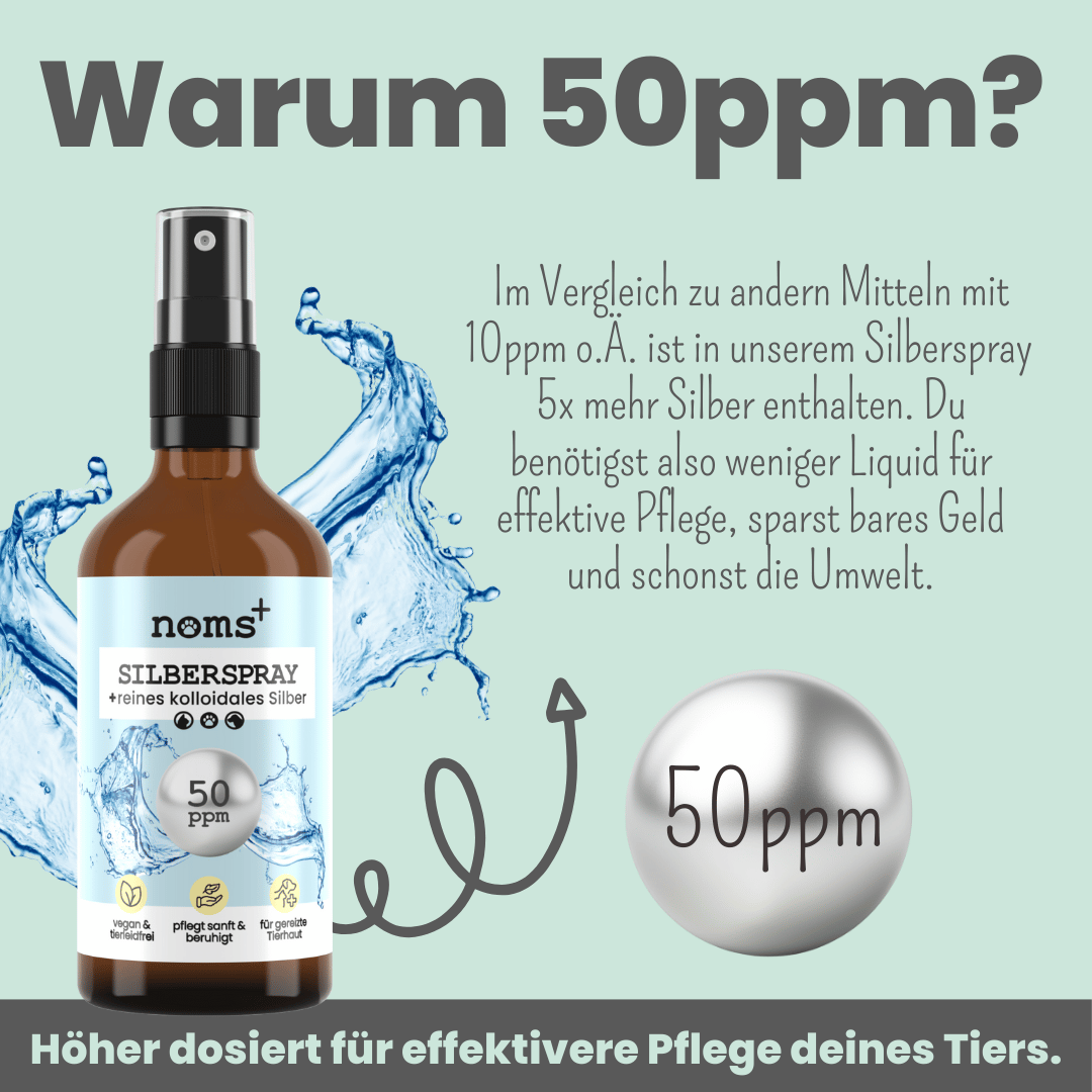 Silberspray für Hunde | mit 50 ppm