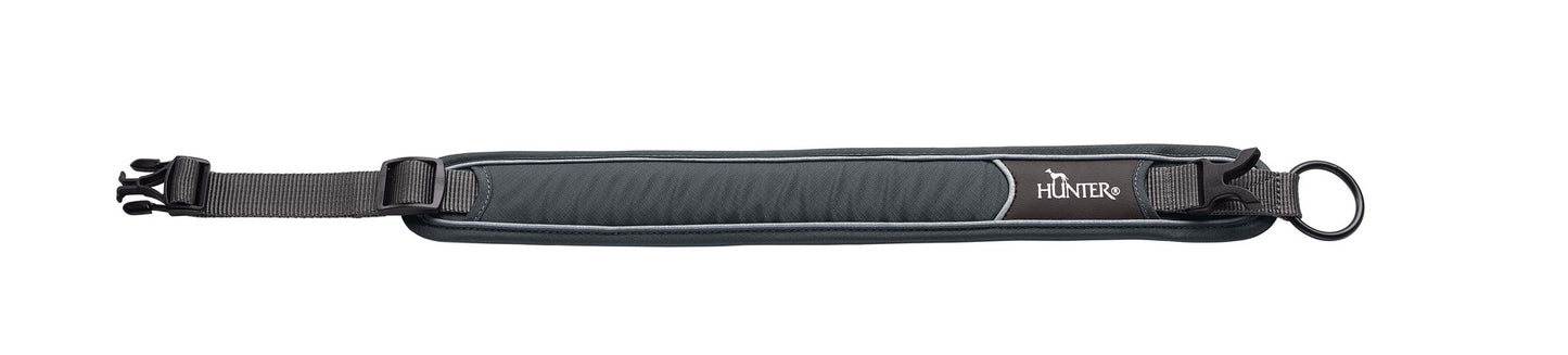 Hundehalsband "Divo" | grau/grau