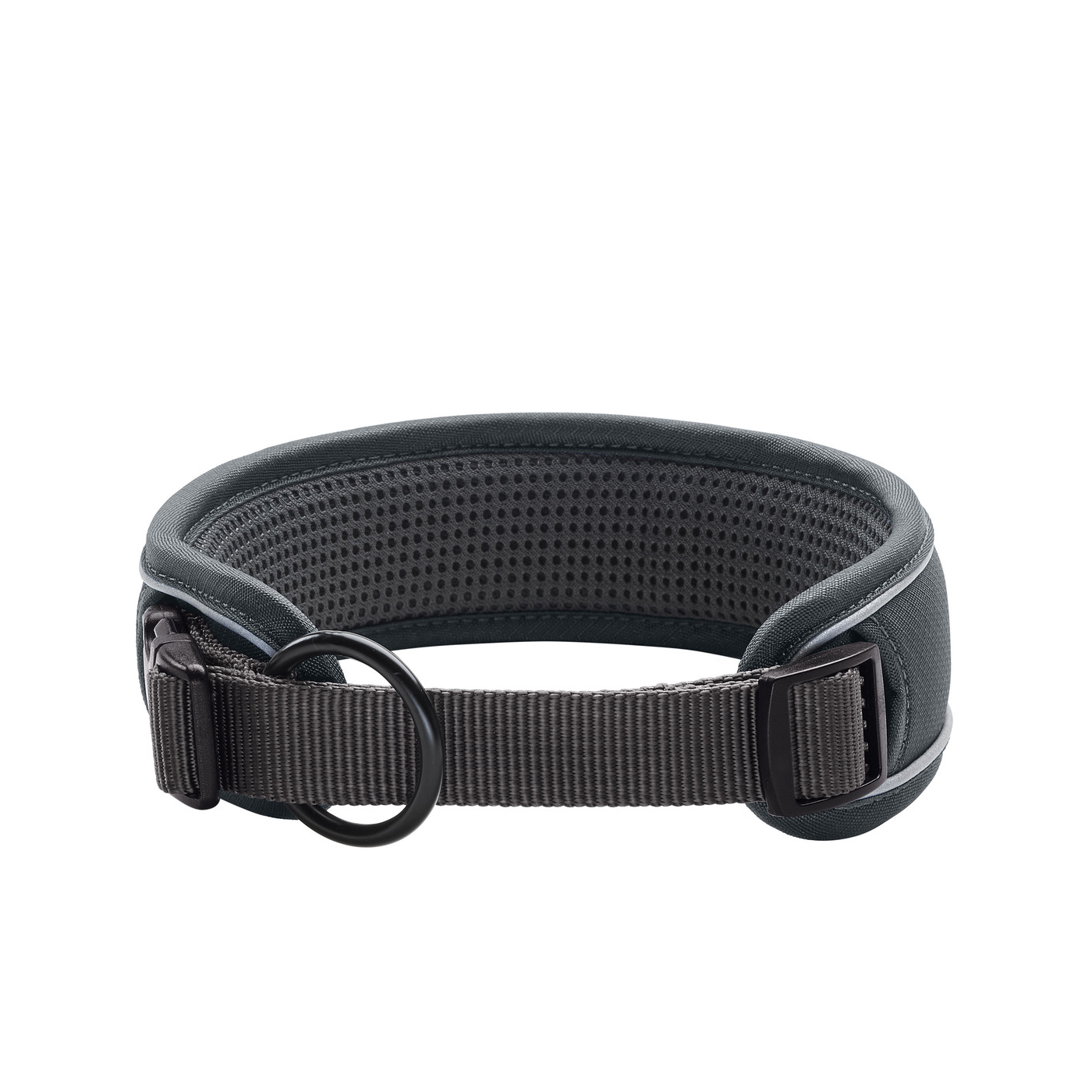 Hundehalsband "Divo" | grau/grau