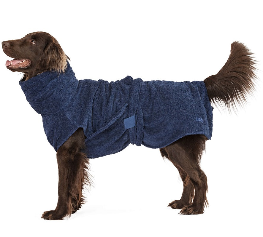 Hundebademantel Night Blue Größe 4XL