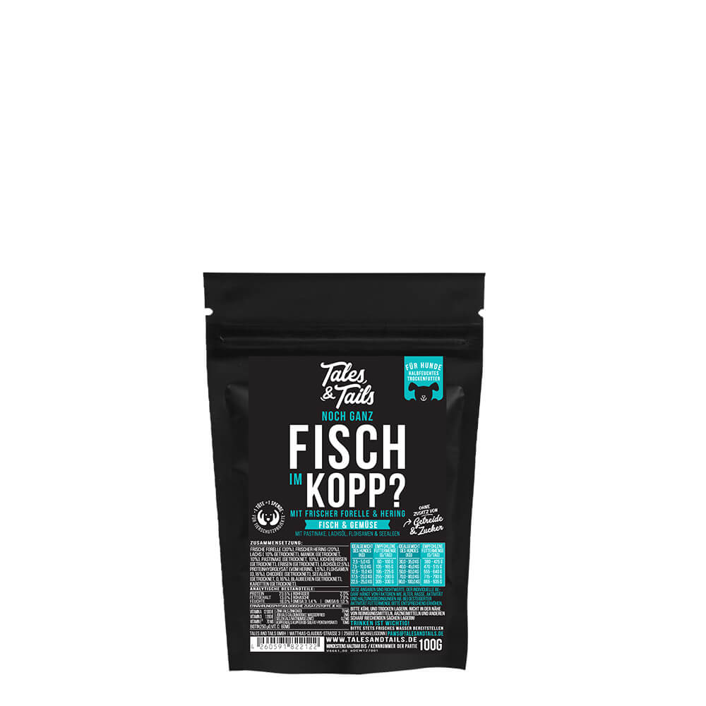 Tales & Tails Trockenfutter Fisch Packung
