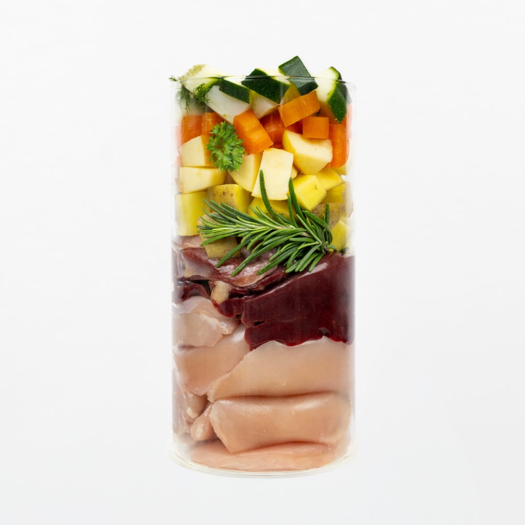 Dosenfleisch-Menü HUHN