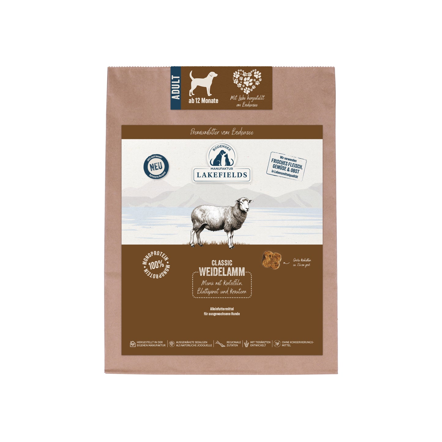 Trockenfutter-Menü LAMM