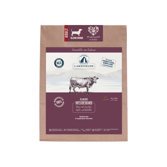 Trockenfutter-Menü RIND | kleine Hunde