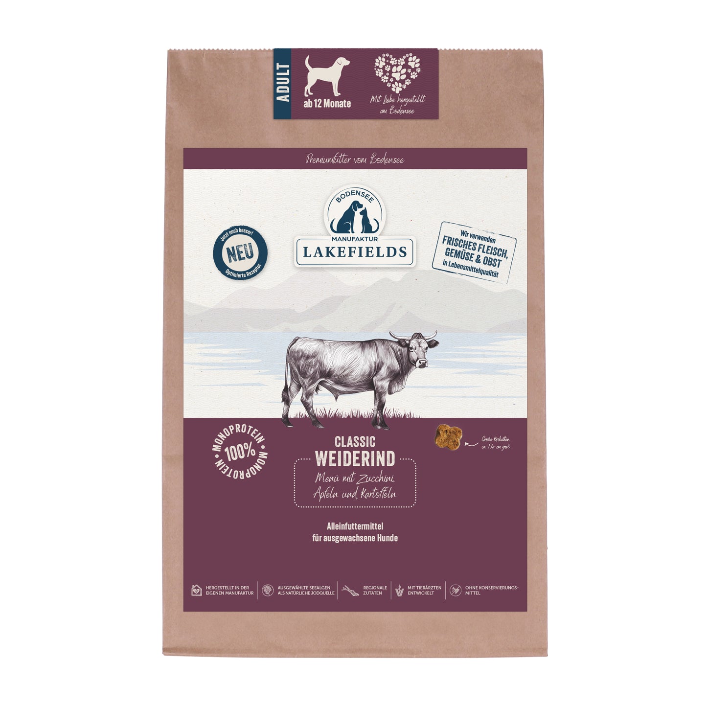 Trockenfutter-Menü RIND