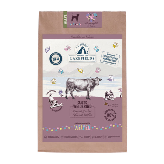 Trockenfutter-Menü RIND | Welpe