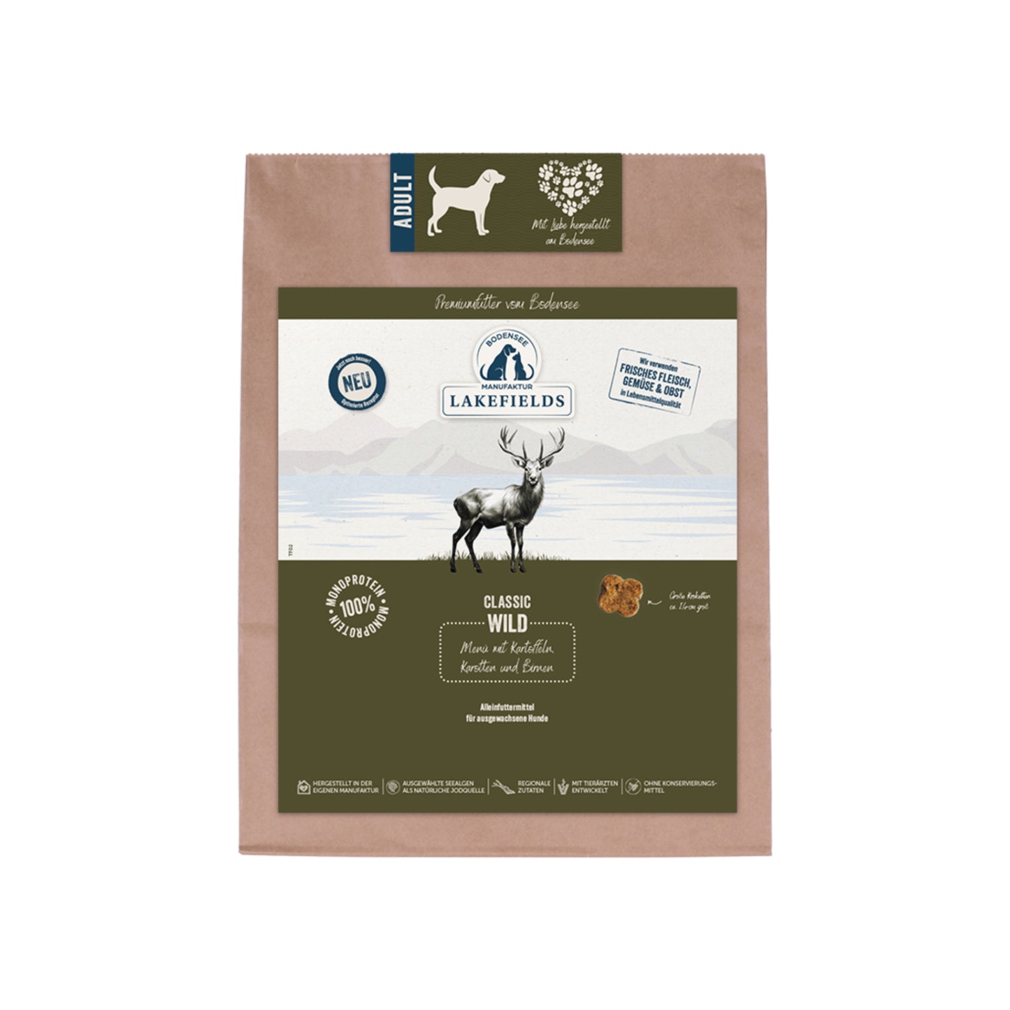 Trockenfutter-Menü WILD