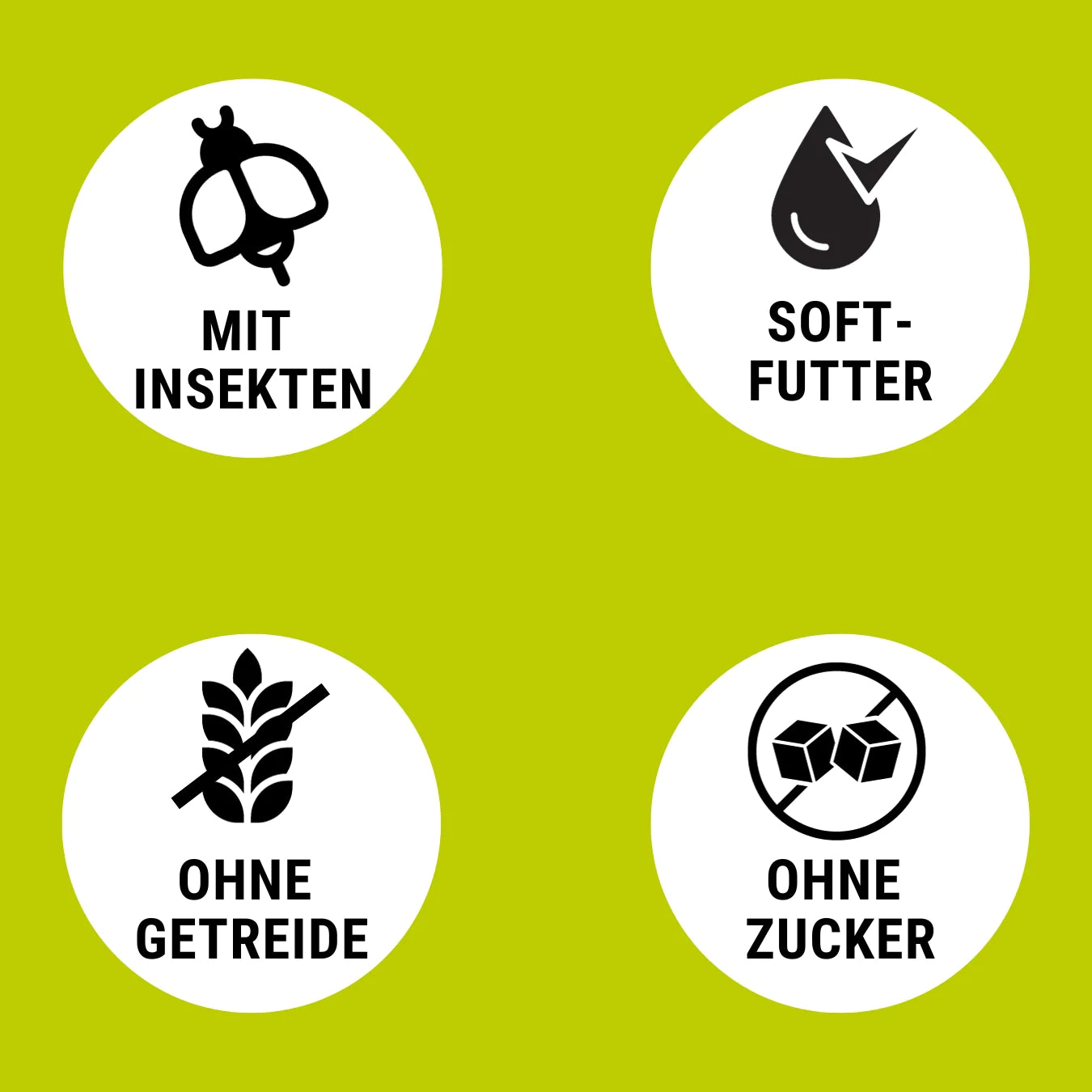 Trockenfutter Insekten