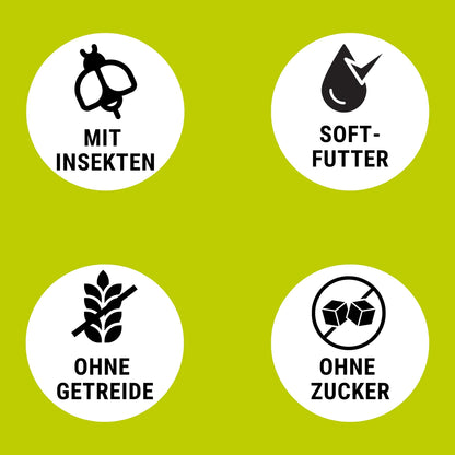 Trockenfutter Insekten