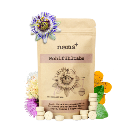 noms+ Wohlfühltabs Packung mit Kräuter