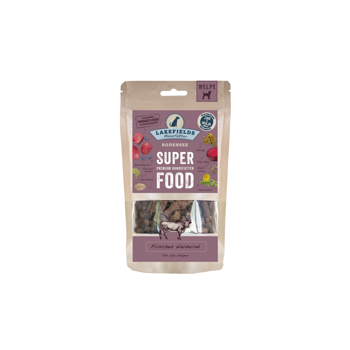 G Rasool Rind SUPERFOOD | Trockenfutter RIND für Welpen von Lakefields – DER DOG.STORE