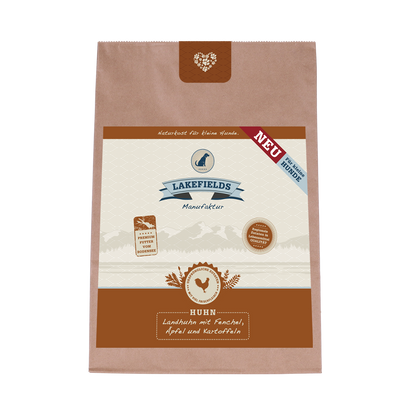 Lakefields Trockenfutter HUHN für kleine Hunde 1 kg