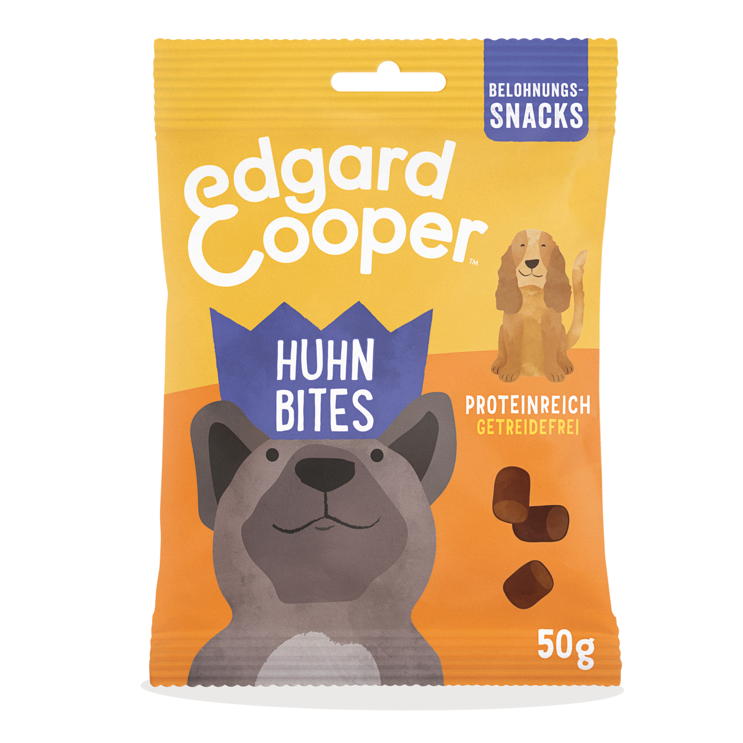 EdgardCooper Huhn Bites Packung