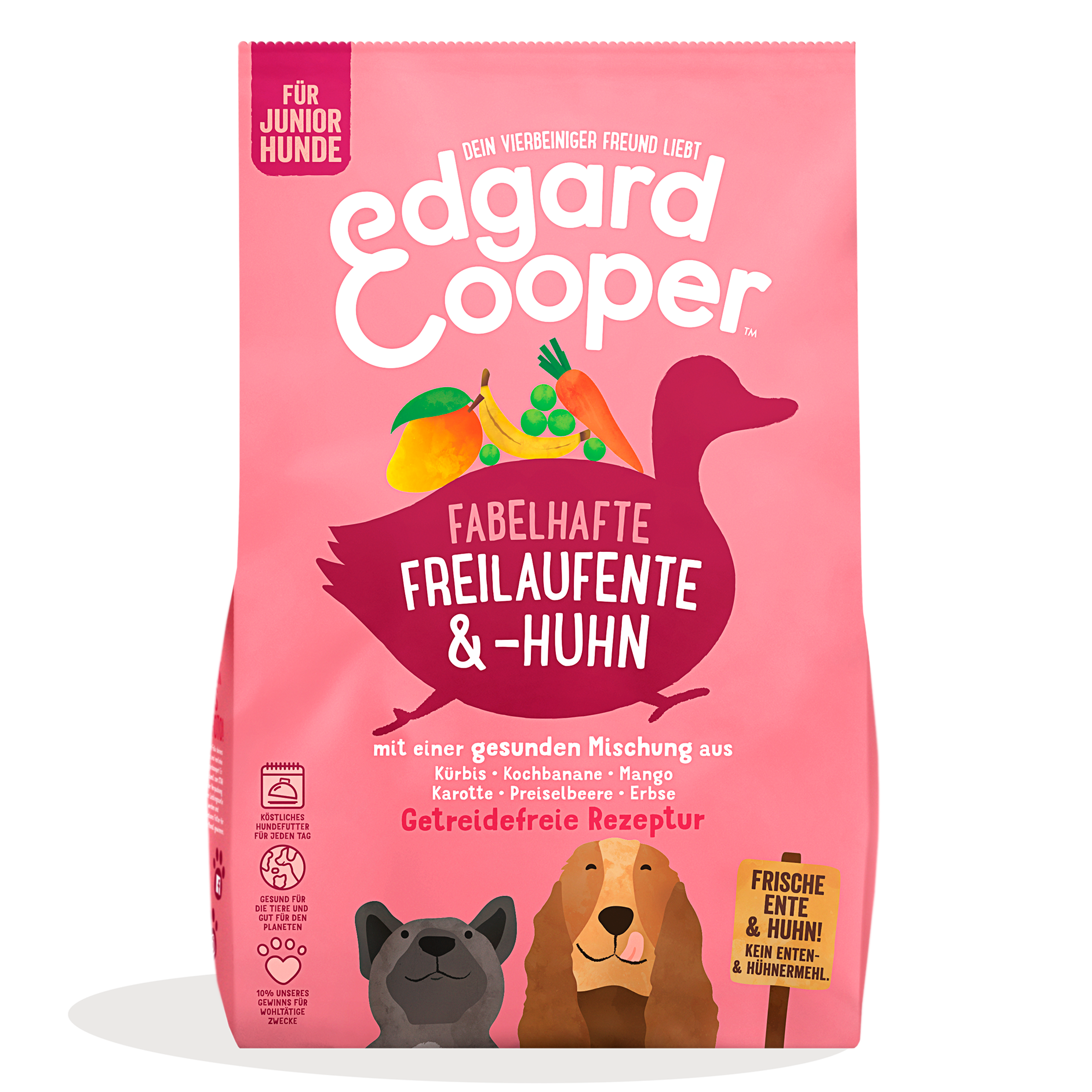 Edgard Cooper Trockenfutter Ente & Huhn Welpen