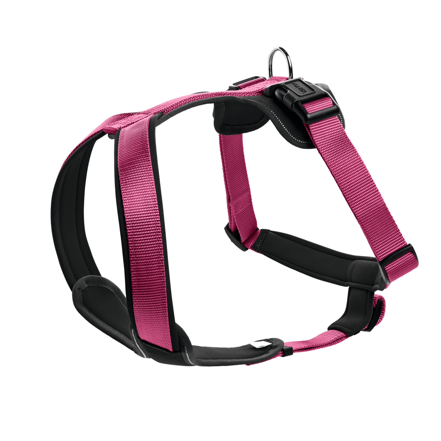 Hundegeschirr "Neopren" | himbeer/schwarz