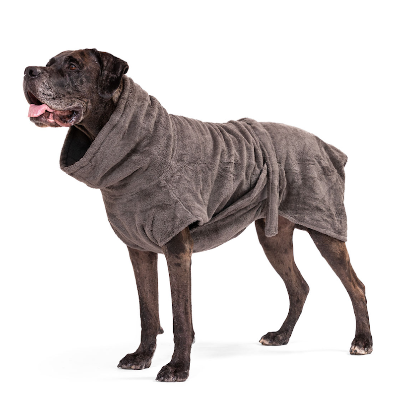 Hundebademantel Grey Größe 3XL