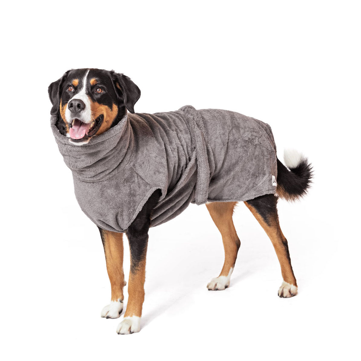 Hundebademantel Grey Größe XL