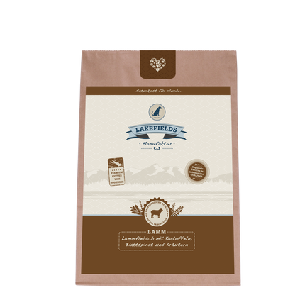 LAKEFIELDS Ergänzungsfutter Lamm PUR Für Hunde - 100% Reines Muskelfleisch