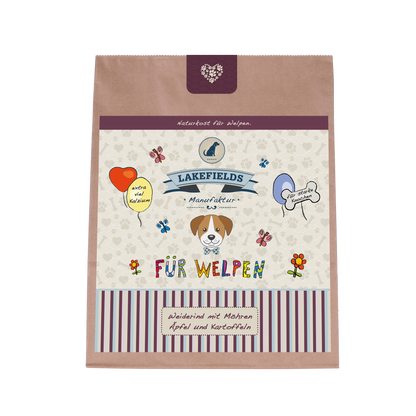 Lakefields Trockenfutter Rind Welpen 2.5 kg
