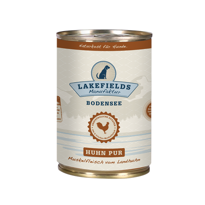 Lakefields Hundefutter Nassfutter Ergänzungsfutter Huhn-PUR