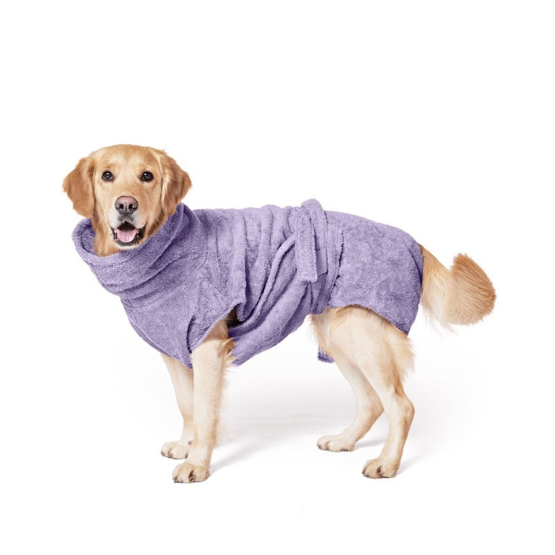 Hundebademantel | Purple