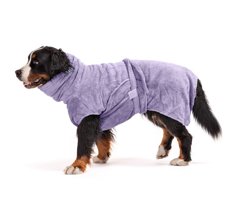 Hundebademantel | Purple