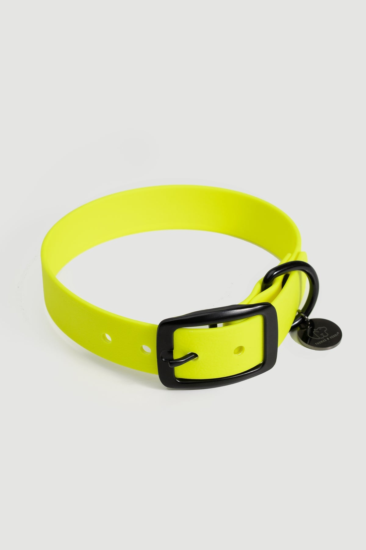 Biothane Hundehalsband in gelb