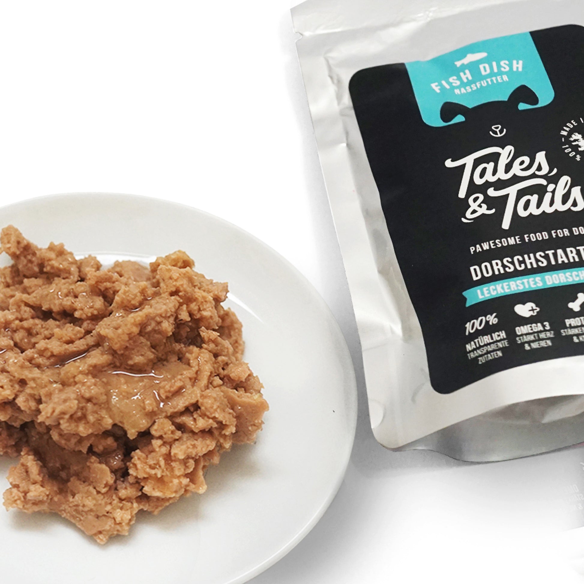 Tales & Tails Nassfutter Dorsch mit Futter