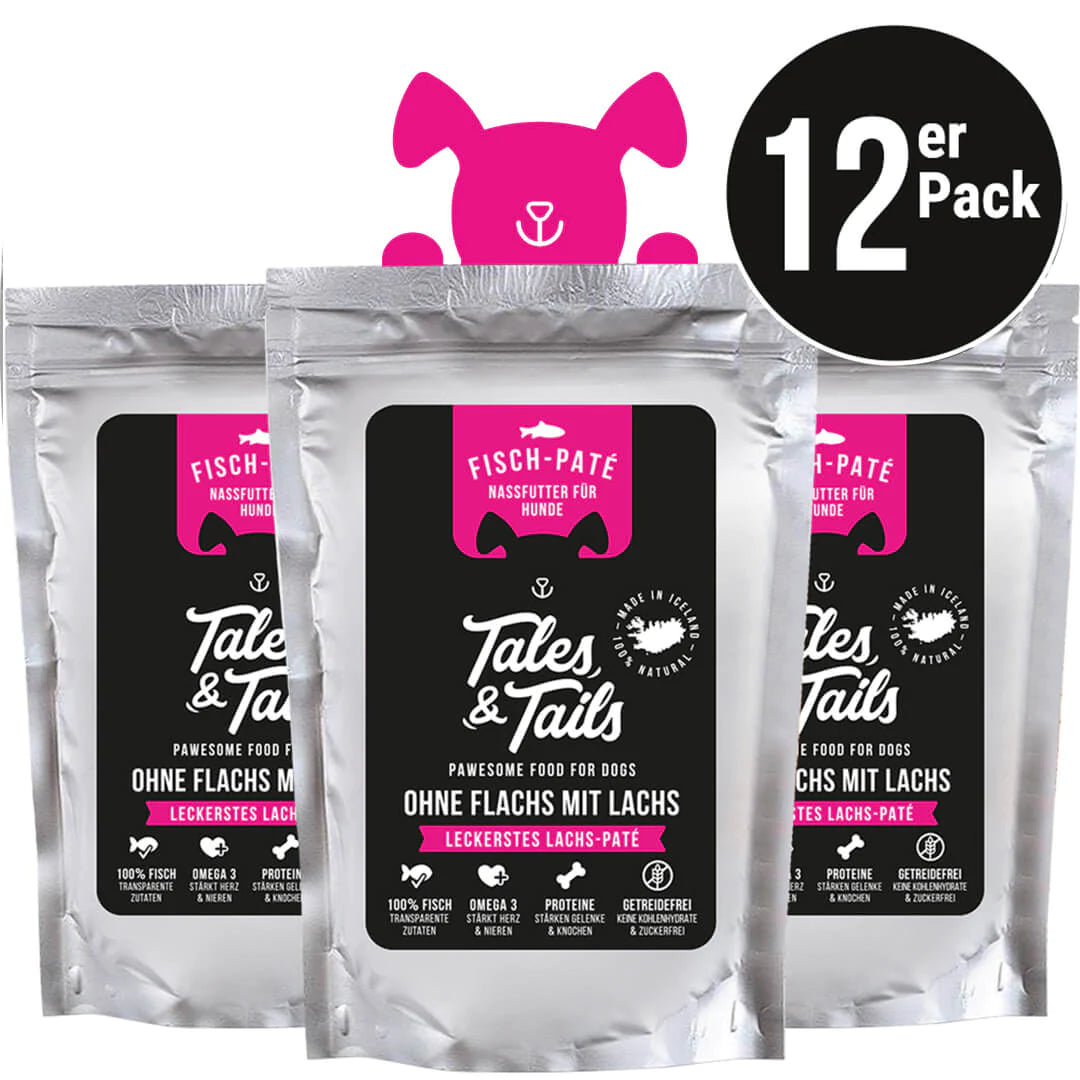 Tales & Tails Nassfutter Lachs 12er Pack