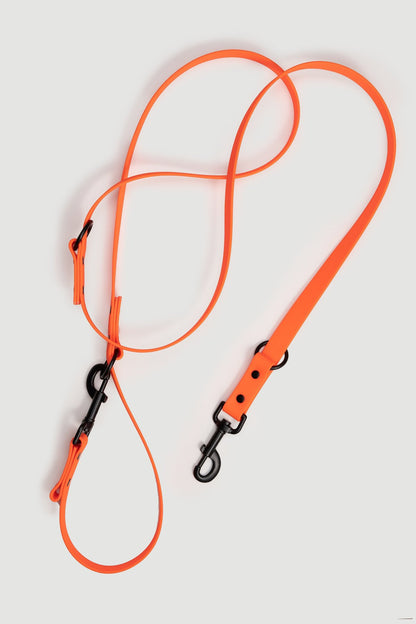 Biothane Set Halsband und Leine in orange von Thomas & Henry Leine