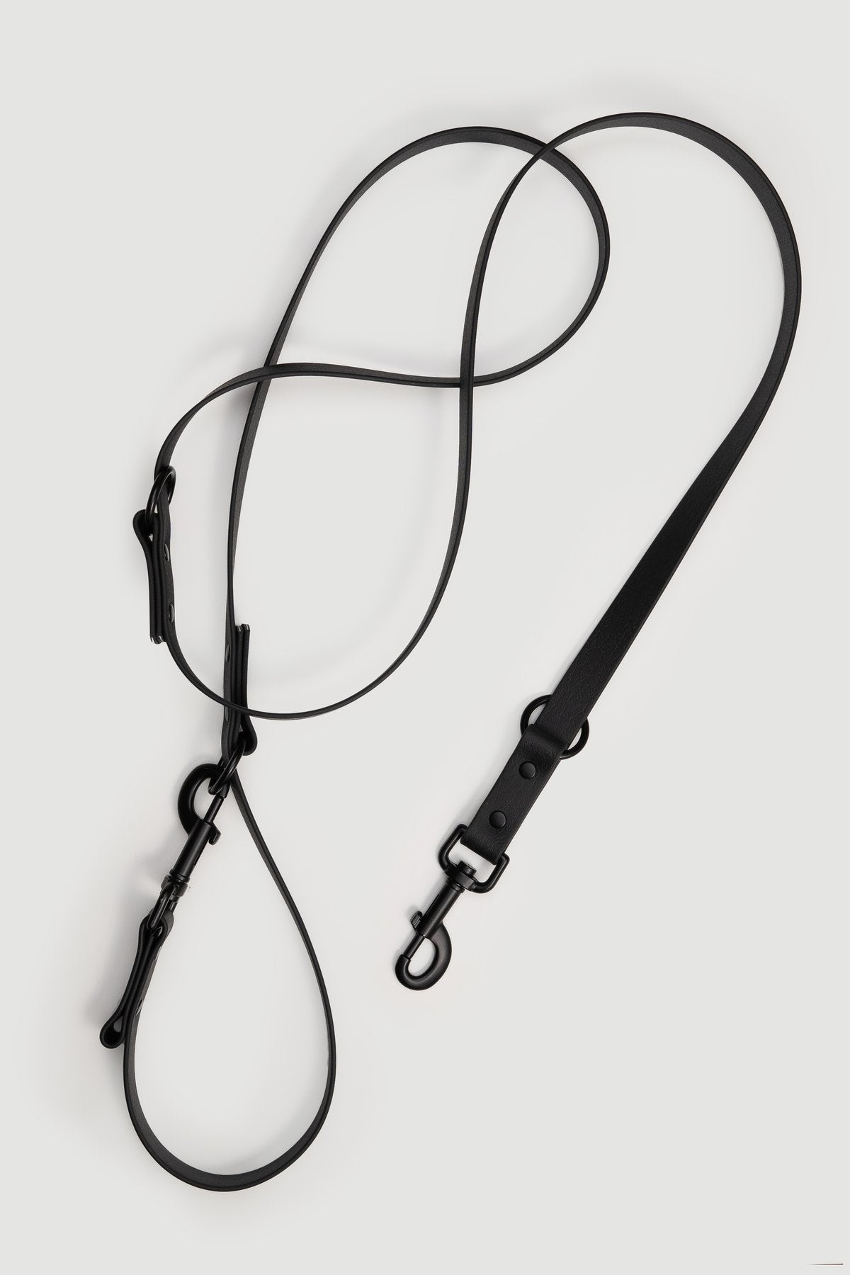 Biothane Set Halsband und Leine in schwarz von Thomas & Henry Leine