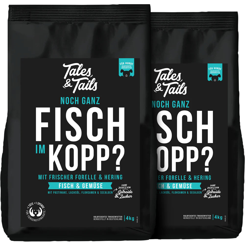 Tales & Tails Trockenfutter Fisch Packung
