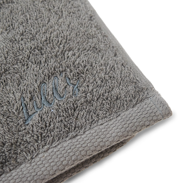 Lill's Hundehandtuch Stone Grey Detail